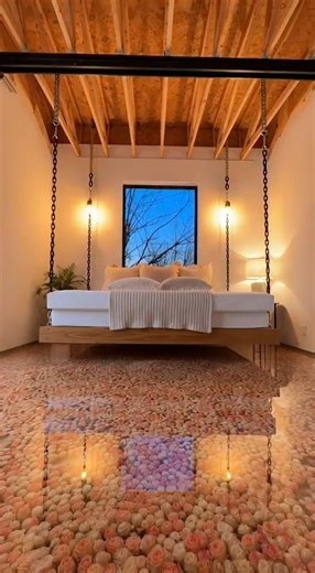 Dreamy rose petal epoxy floor design #luxuryhomes #epoxyresin #construction #floordesign #aesthetic