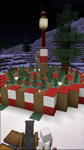 Create Mod Festive Spruce Tree Farm Timelapse 🎄