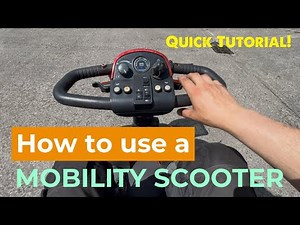 How to USE a Mobility Scooter 🤷‍♂️ Full Beginner’s Guide to Driving, Charging, Features & Tips!