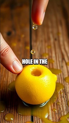 Homemade Lemon Volcano Experiment