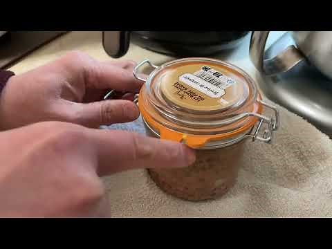 How to open vacuum sealed glass jar?