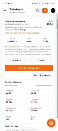 EzBuild Track - The Best Construction Management Software Geo Fencing