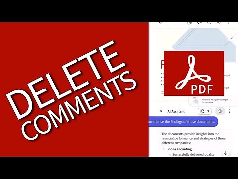 How to Delete Comment on Adobe Acrobat 2025?
