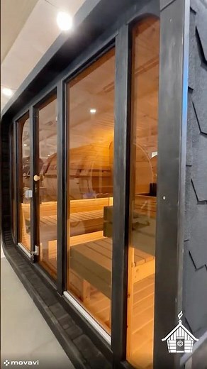 Square Sauna 3m | Full Glass Facade ! #SaunaLife #OutdoorLiving