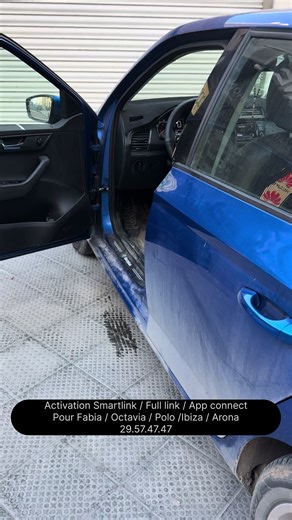 📞 29.57.47.47 📲 Activation de Smartlink pour Skoda Fabia / Octavia Full link pour Ibiza / Arona e/ App connect VW polo etc garantie à vie et sans aucun défaut. #fy #fypviralシ #CarPlay #androidauto #android #volkswagen #skoda #skodaoctavia #skodasuperb #skodafabia #SmartLink #fulllink #appconnect #tunisia #tunisia🇹🇳