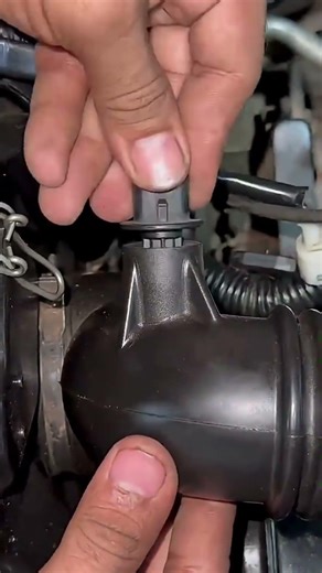 Air intake temperature sensor location & fitting process #fyp #CarRepair #today #carrepair #tricks