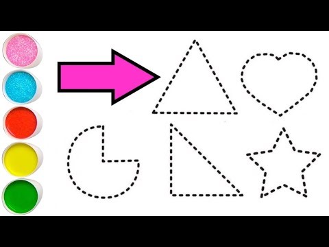 Learn 2D Shapes ABCD & 123 | A to Z Alphabet | Numbers 1-10, abc song | Kids Learning Compilation