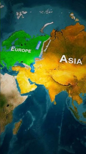 The Weird Border Between Europe & Asia