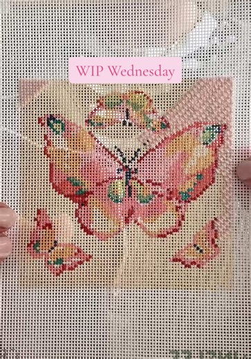 didn’t get around to posting this yesterday but here’s the current state of all of my works in progress! Canvases from @Needlepoint.Com @Etsy and @Coco Frank Studio and shoutout @Nashville Needleworks for my new needleminder and some threads from their new thread library club! #wip #wipwednesday #needlepoint #needlepointtiktok #craft