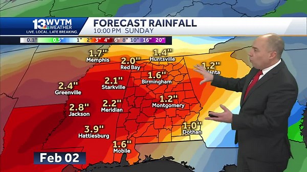 Alabama's finally getting warmer with a major pattern change in the weather forecast