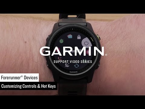 Support: Customizing Forerunner® Controls & Hot Keys