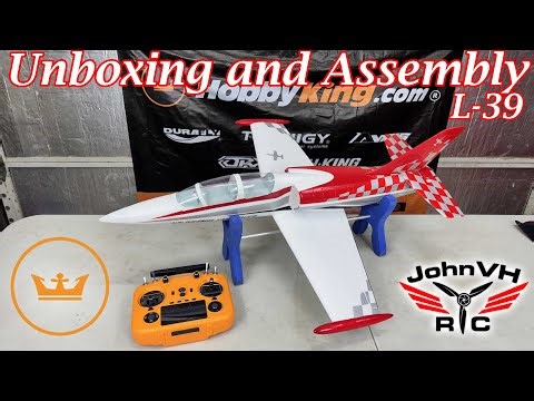 H-King L-39 64mm EDF Jet! Unboxing and Build Video @HobbyKingOfficial