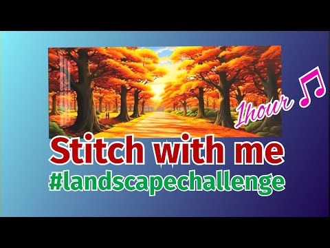 Stitch with me Landscape challenge