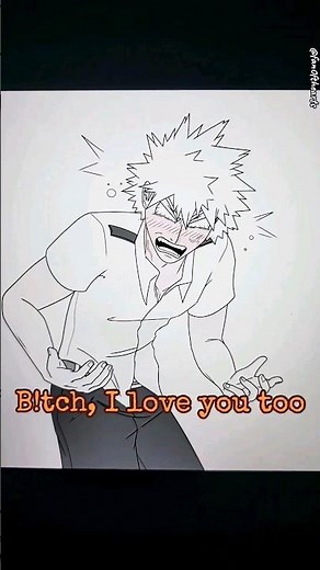 Just say it back 🙄 #myheroacademia #mha #bakugou #anime