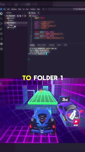 PYTHON MAGICC! Using Shutil Module | TanishkBhatt | #python #coding #codewithharry