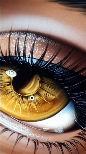 2025 ends with the drawing of GOLDEN EYE ✨ #art #digitalart #procreateart