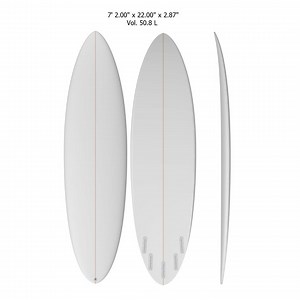 Mid-length Performance Surfboard - 3D Design File Download - Etsy