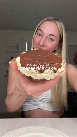 Healthy Reese’s Rice Cake Recipe for Protein Boost