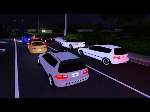 Being Corrupt Cops, Takeovers, Night Street Racing, AWD Civic & SFWD Civic Ride Alongs | SWFL Roblox