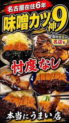 [9 Must-Try Miso Katsu Restaurants in Nagoya] From restaurants that refuse interviews to long-est...