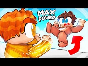 PUSHING With MAX POWER In Roblox!