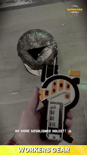 Innovative Laser Measuring Tool for Precise Drilling & Alignment in Construction Projects