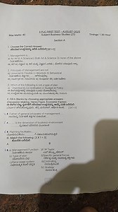 Management is....a) An Art b) A Sciencec) Both Art & Science D... | Filo