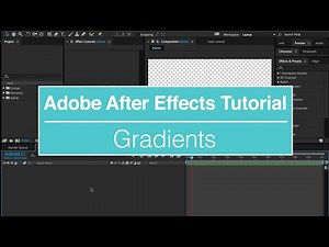 How to Create Gradients on Solids and Text in After Effects Tutorial