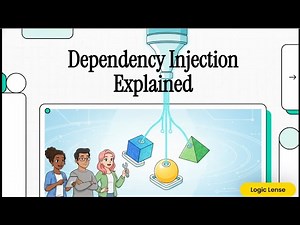 Dependency Injection in .NET Core explained in 2 Min | Logic Lense |