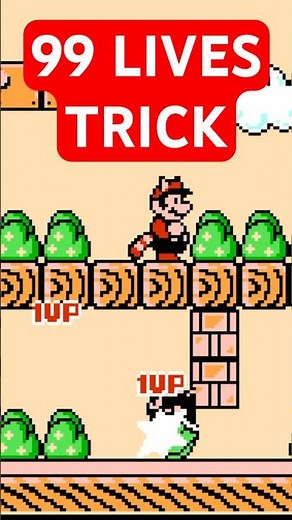 Infinite 1UP Trick in Super Mario 3! 🔥