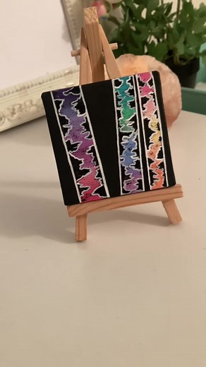 Rainbow Birch Tree Mini Canvas Painting Tutorial