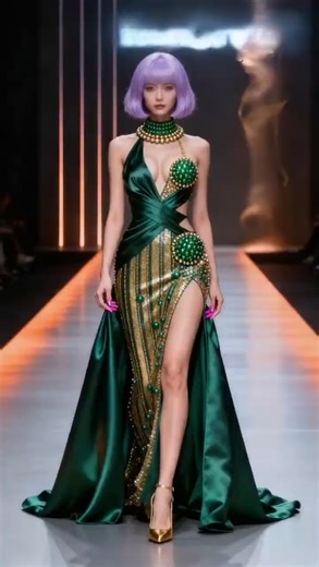 Watch a Robot's Haute Couture! Ali's Future Catwalk Moment#robotics #humanoidrobot #airobot #robot