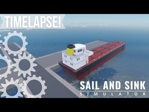 [ Timelapse ] The Sinking of The Oil Tanker - Sail and Sink Simulator