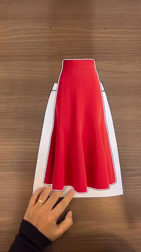 4K views · 1K reactions | Guide to Designing the Mermaid Skirt Pattern: Focusing on the Flare and Seamlines.#sewing #fasion #patterndraftingtutorial | PapaHany | Facebook