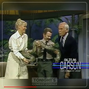 44K views · 933 reactions | Unexpected Friendship: Snake and Johnny Carson on The Tonight Show  - #johnnycarson #thetonightshow #comedy #funny #joanembery | Tonight's Comedy Corner | Facebook