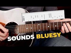 How to Play MINOR Blues on Acoustic Guitar [+Riff Included]