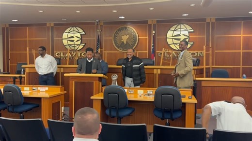 Clayton County Director of Library Services Scott Parham was honored with the Director of the Year Award in recognition of his outstanding leadership, dedication, and commitment to excellence on December 13, 2025 at the annual Clayton County Leadership Banquet. He also received the Excellence Award, presented by Chairwoman Alieka Anderson-Henry. Through Director Parham’s leadership, the Clayton County Library System has experienced strengthened operations, expanded community-focused programming,