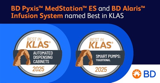 BD Pyxis™ &amp; BD Alaris™ awarded Best in KLAS 2025 | Stacia E.