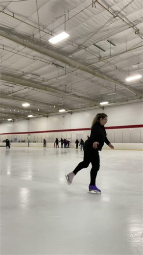 Finally did single toe loop, figure skating