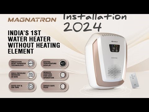 india 1 Havells Magnatron induction geyser Installation 2024 #ahmadelectricals #kanpur #havellsindia