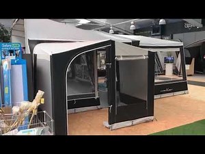 Walker Atrium 300 met uitbouw en Patio verzwaarde voorzonluifel