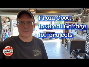 I transformed my good garage into a GREAT garage for projects! Find out how! DIY! Epic results!