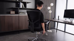 Big and Tall Office Chair 500lbs, Ergonomic Oversize Mesh Desk Chair, Heavy Duty High Back Computer Chair with Wide Thick Seat Cushion, Adjustable Lumbar Support, 4D Armrests