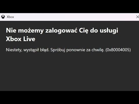 Fix Xbox Live Error 0x80004005 | We Can't Sign You issues | xbox sign in Problem Update today
