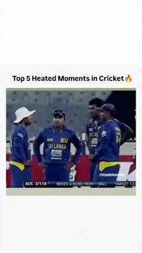 Top Heated moments in cricket..🔥 #voiceacting