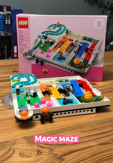 Magic Maze | 40596 | 332pcs Went into this one with zero expectations… but the @LEGO Magic Maze turned out to be fun 😅 Pretty sure I spent more time trying to get through the maze in one go than I did actually building it 😂 #lego #afol #legocollector #shairasshelf