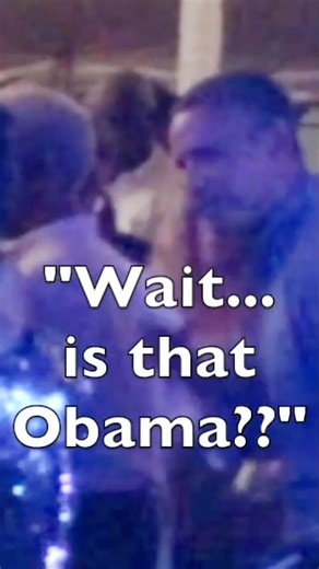 Wait… is that Obama?? (watch closely 👀)