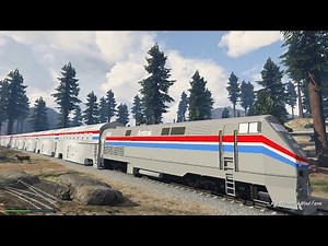 GTA 5 FiveM mods Amtrak train mod 2018 YTv