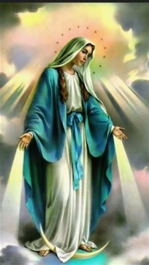 que linda la virgen maria