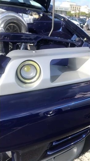 That turbo sound 💪😫 #edit #carmeet #hoodtrap #tuningskyline #r32